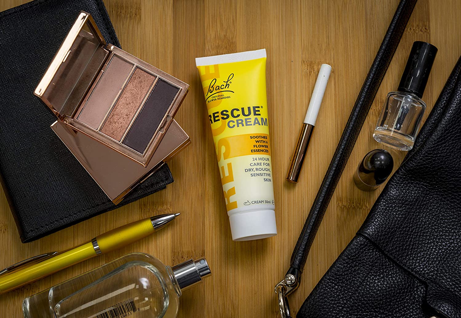 Rescue Cream, 24 Hour Moisturising Cream with Flower Essences for Emotional Wellness and Balance Fragrance Free - Image 3