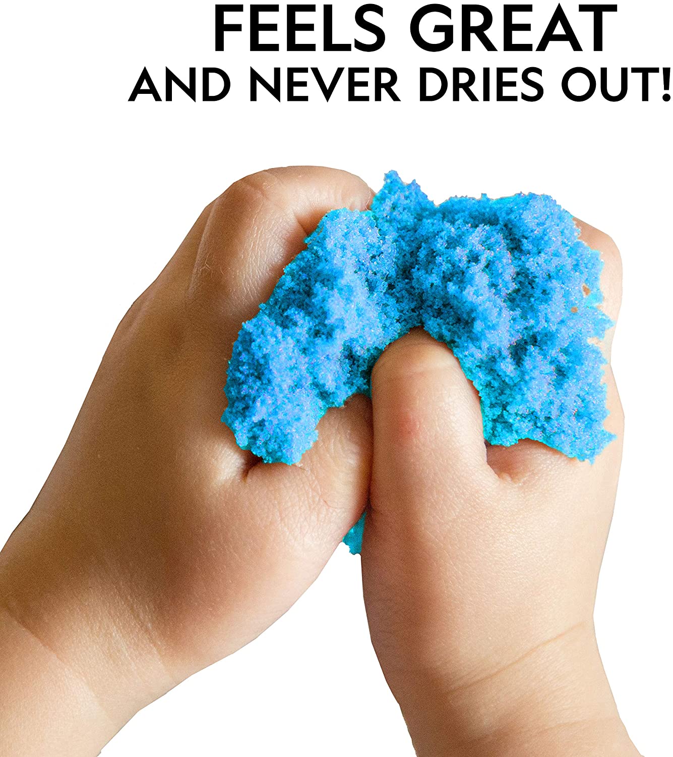 National Geographic Ocean Play Sand 907 Grams of Play Sand, 6 Moulds, 6 Ocean Animal Figures