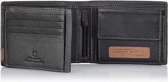 camel active California Wallet - 12.5X2X9.5, Black - Image 4