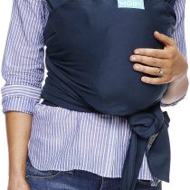 Moby Classic Baby Wrap Carrier for Newborn to Toddler, Baby Sling from Birth, One Size Fits All, Breathable Stretchy made from 100% Cotton, Unisex