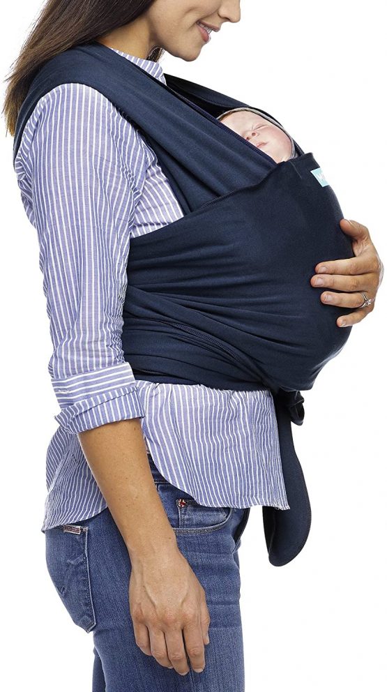 Moby Classic Baby Wrap Carrier for Newborn to Toddler, Baby Sling from Birth, One Size Fits All, Breathable Stretchy made from 100% Cotton, Unisex - Image 3