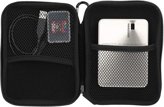 mumbi External Hard Drive Case up to 6.35 cm / 2.5 Inches Red - Image 3
