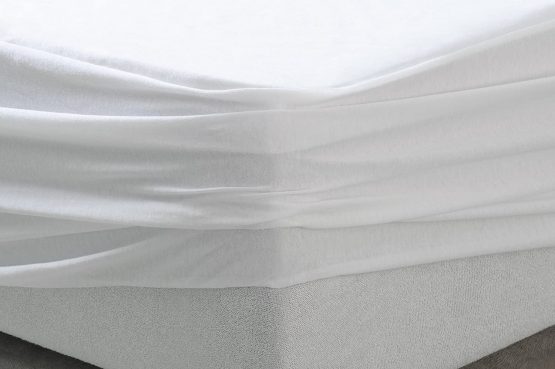 Velfont Waterproof and Breathable Bamboo Mattress Protector/Bed Sheet, Single Size (90x190/200cm) - Image 3