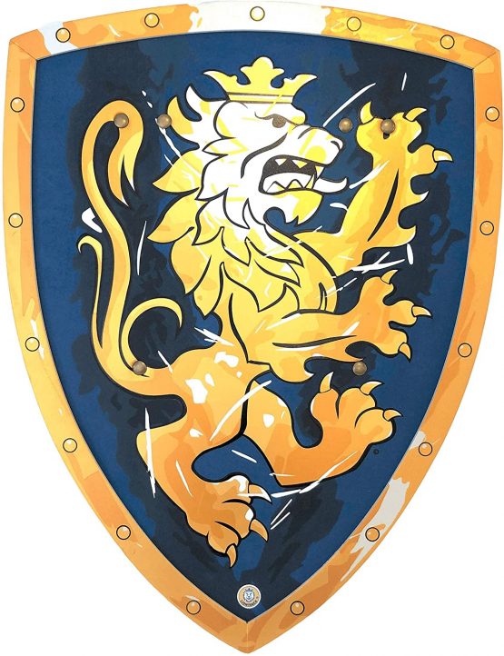 Liontouch 113LT Medieval Noble Knight Foam Toy Shield, Blue | Part Of A Kid's Costume Line
