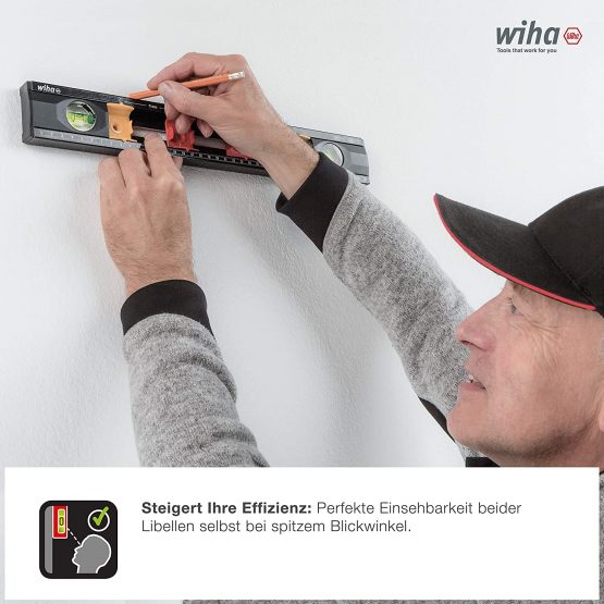 WIHA SB24691 Electrician's spirit level, Black - Image 4