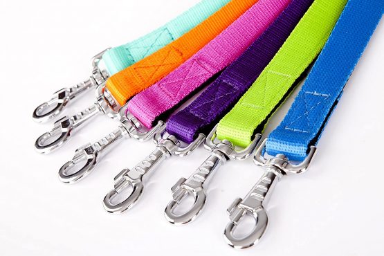 Dingo Dog Leash Blue with Black Contrast Handmade 14659 - Image 3