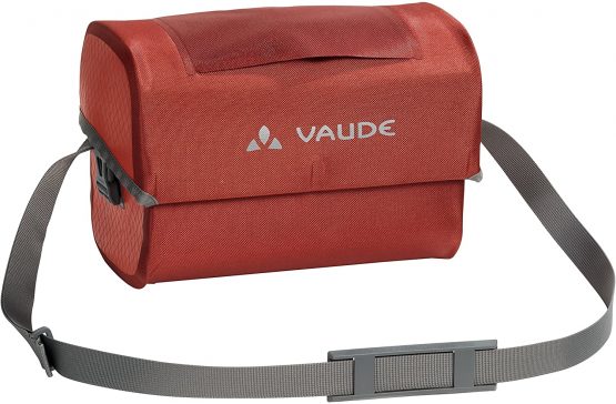 VAUDE Aqua Box Handlebar Bag - PVC-Free Tarpaulin Bike Bag with 6 Litre Storage Volume - Use as a Handlebar Bag or Travelbag with Removable Shoulder Strap