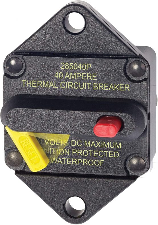 Blue Sea Systems 661 – 7082 Circuit Breaker Thermal, Recessed