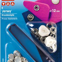 Prym Non-sew Press Fasteners Jersey Brass Pearl Cap 12 mm