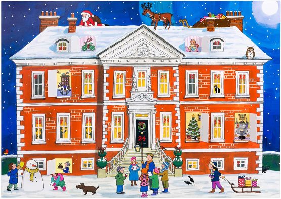 Alison Gardiner 'Country House Christmas' Large Traditional Advent Calendar