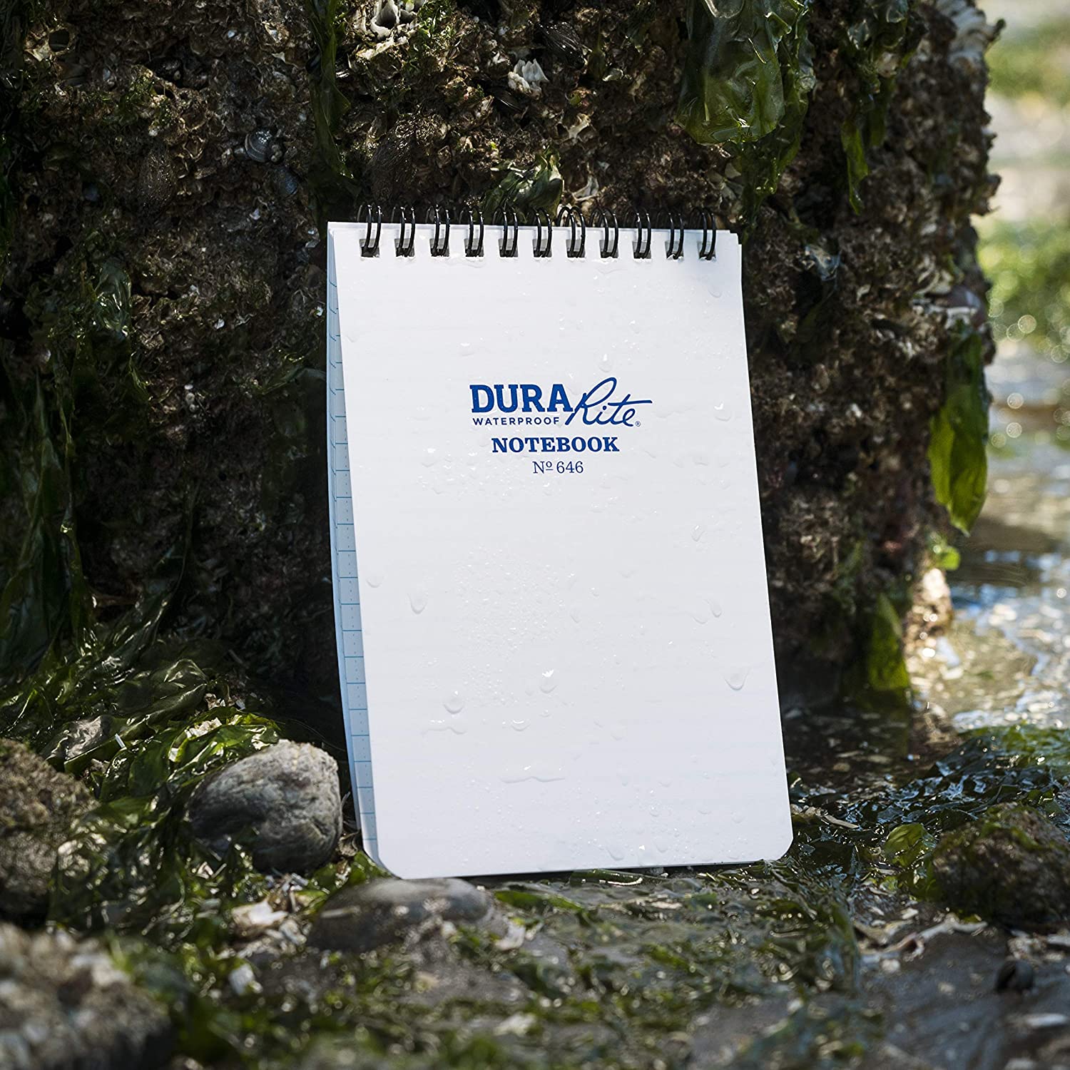Rite in the Rain Waterproof (DURARITE) Top Spiral Notebook, 4" x 6", White Cover, Universal Pattern (No. 646) - Image 2