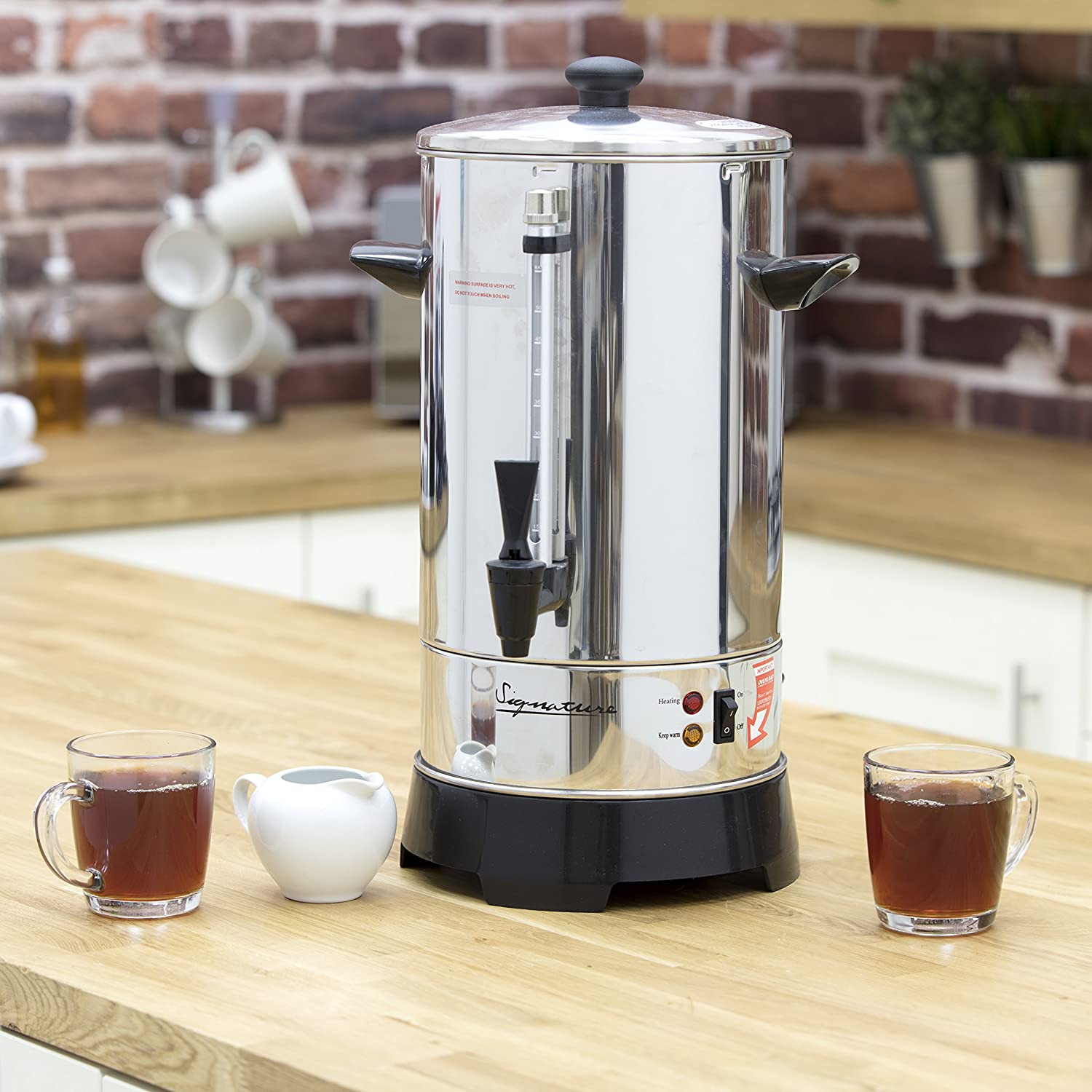 Signature Catering Urn, Hot Water, Tea, Coffe Dispenser, Stainless