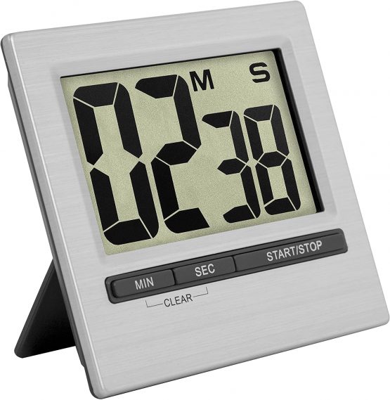 TFA Digital Countdown Timer, Silver - Image 4
