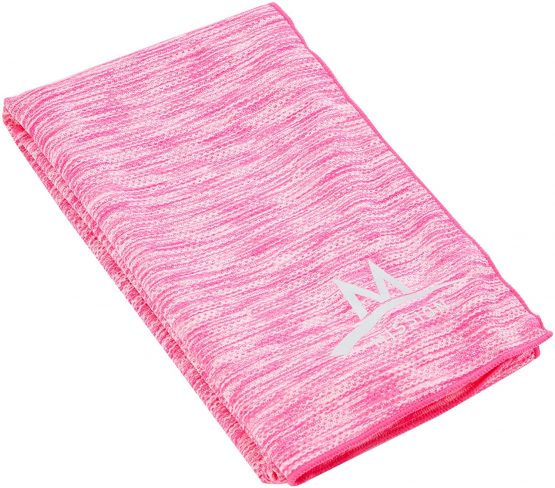MISSION Tech Knit Towel – Towel for Man, Pink, Size OSFM