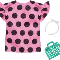 Mattel - Barbie Accessory - FXJ13 - Fashion # 4 - Dress Sweater + Bag + Headband - Clothing for Barbie - New