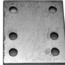 Maypole 232 4 inch 6 Hole Drop Plate Zinc Plated