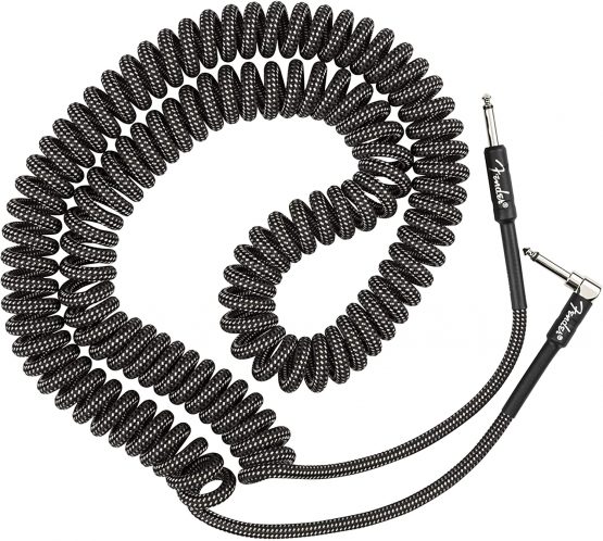 Fender©"Professional Series" Coil Cable - 30FT (9m) - Gray Tweed - Image 2