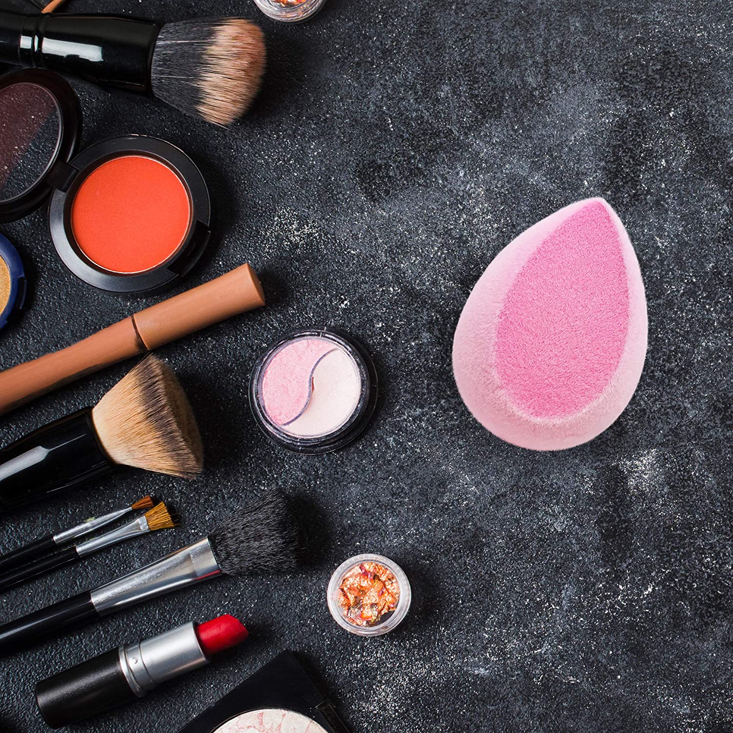 Velvet Beauty Sponge Blender, Vegan Super Soft, Flawless Application and No Foundation Waste (Pink, Baby Pink) - Image 2