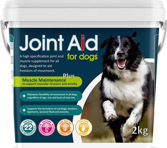 GWF Nutrition Joint Aid for Dogs Hip & Joint Supplement for Dogs to Support Active and Ageing Joints and Muscles All Ages and Breeds 2 kg Pouch