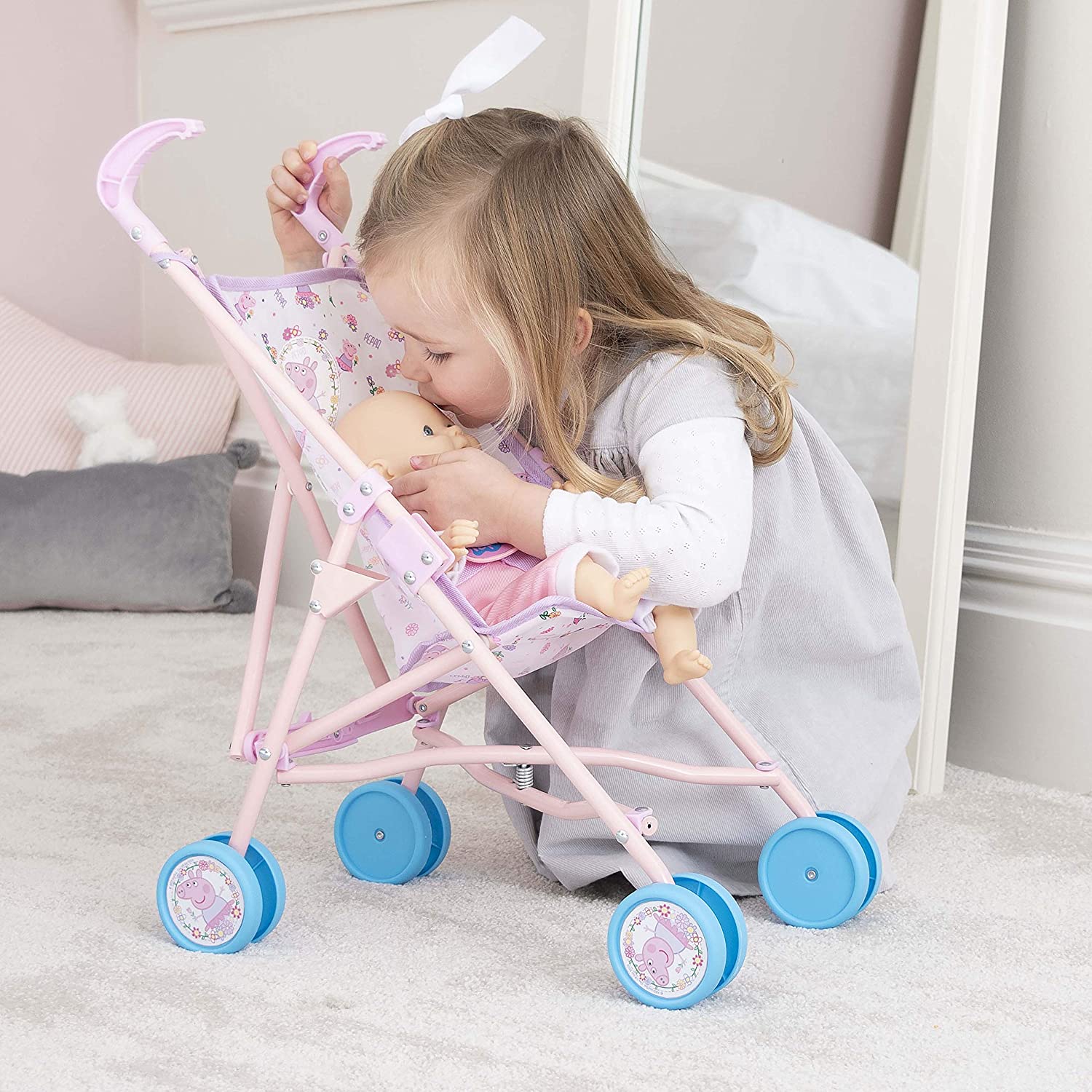 HTI 1423627,00 Kinderwagen/Peppa Pig Stroller Wiro Scrapbook 40sheet 25cm, Multicolor, small - Image 2