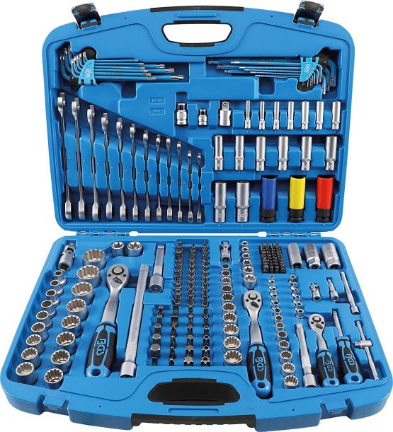BGS 2290 | Socket Set Gear Lock | 6.3 mm (1/4") Drive / 10 mm (3/8") / 12.5 mm (1/2") | 218 pcs.