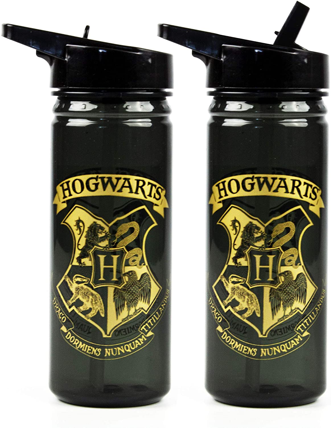 Harry Potter Water Bottle Kids Adults, Black, 600 ml - Image 3
