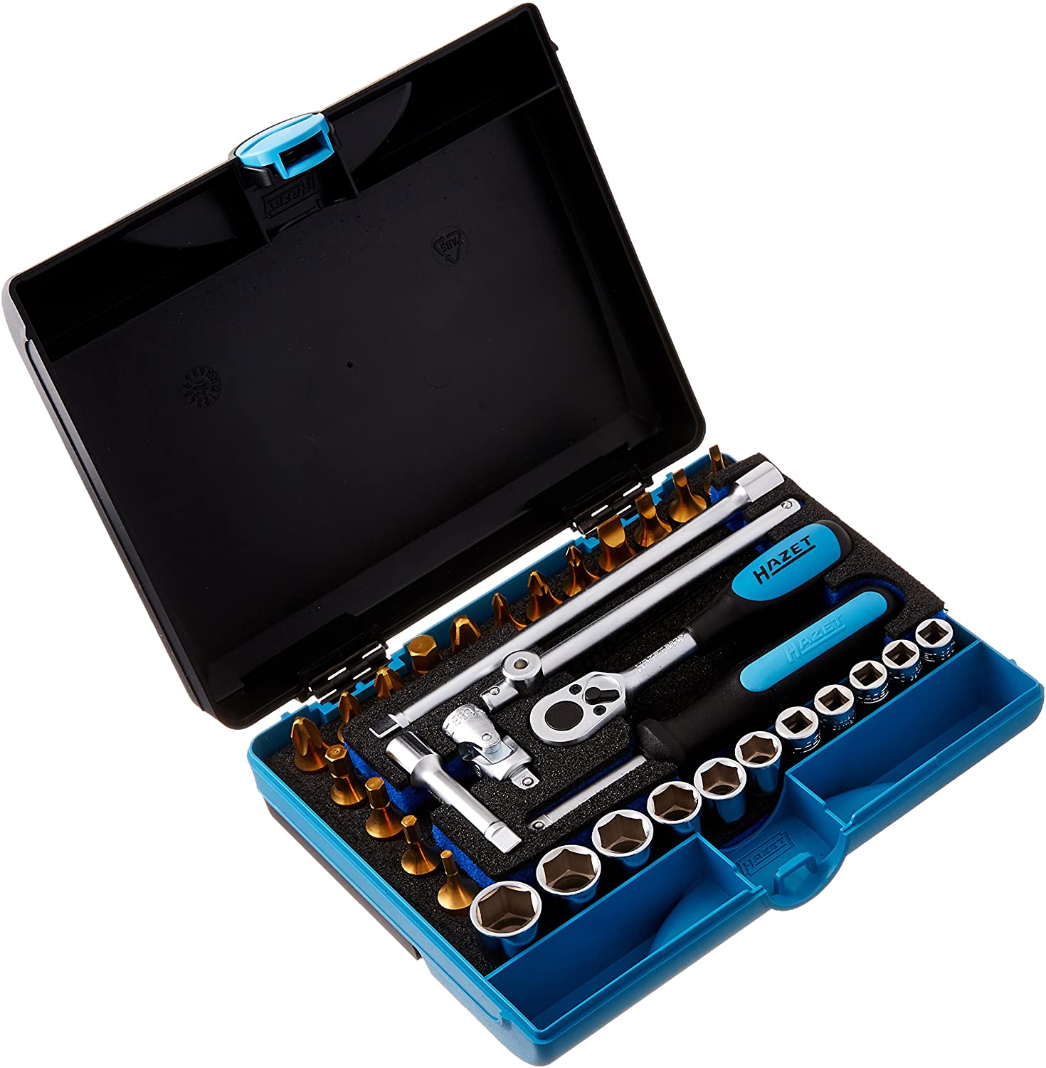 HAZET 854-1 Socket Set - Multi-Colour, 1/4 inches
