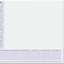 Paper Desk Pad Lilac
