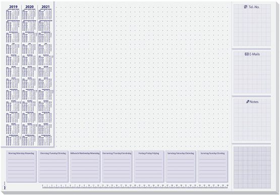 Paper Desk Pad Lilac