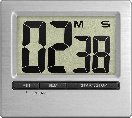 TFA Digital Countdown Timer, Silver