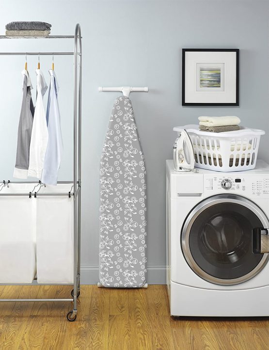 Whitmor 6149-100 Scorch Resistant Ironing Board Cover and Pad, Grey Swirl - Image 2