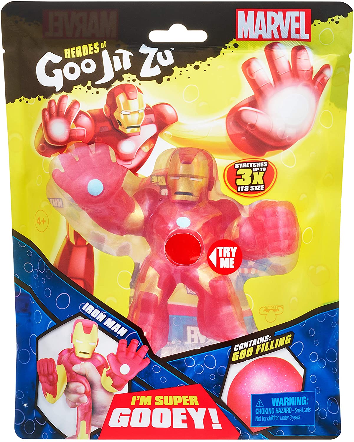 Heroes of Goo Jit Zu SUPERHEROES- IRON MAN, Multicolor, 9.84 inches - Image 2