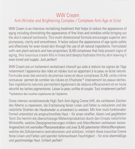 3LAB WW Cream 60 ml - Image 3