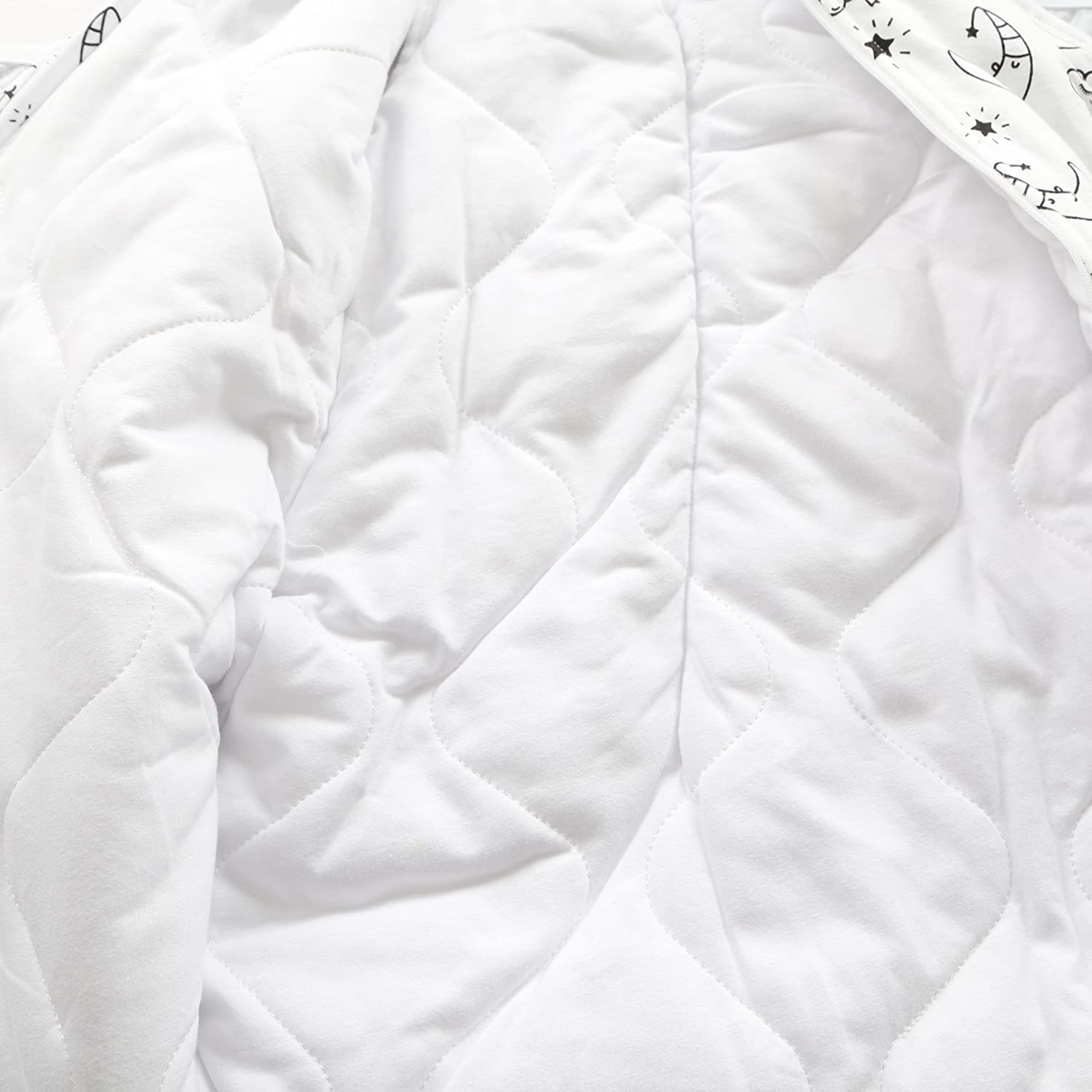 MKW Babies 100 Premium Cotton Swaddle Baby Sleeping Bag White, Unisex and Autumn/Winter use