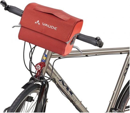 VAUDE Aqua Box Handlebar Bag - PVC-Free Tarpaulin Bike Bag with 6 Litre Storage Volume - Use as a Handlebar Bag or Travelbag with Removable Shoulder Strap - Image 3