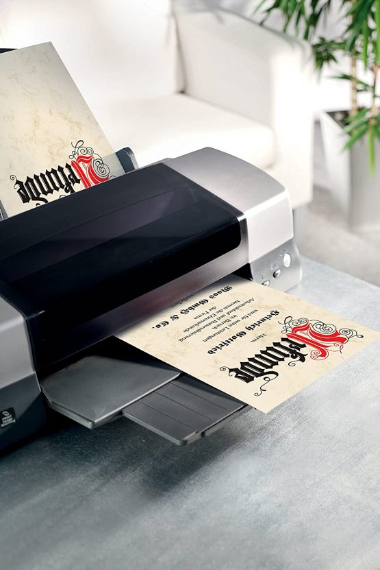 Sigel DP548 Letter-Writing Paper High-Quality Card 185 g DIN A4 12 Sheets with Calligraphy Design ''Urkunde'' (Certificate) [German Import] - Image 2