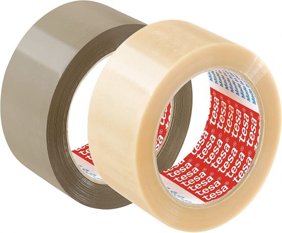 tesapack Ultra Strong - PVC Packing Tape for Firm Packaging and Secure Packing - transparent - 66 m x 50 mm - Image 3