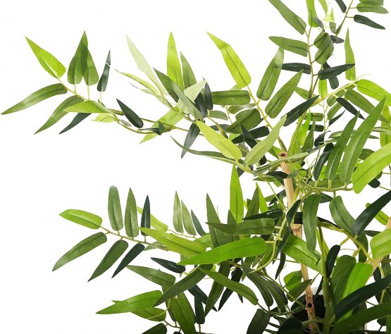 Closer2Nature Artificial 2ft 3" Golden Bamboo Tree in a Decorative White Pot - Image 2