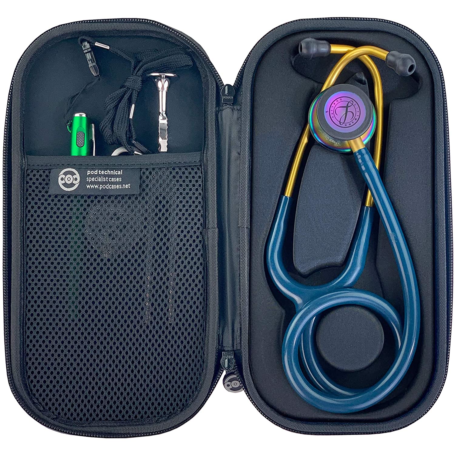 Pod Technical Classicpod Micro Stethoscope Case for Littmann Classic Stethoscopes - Purple, For Classic size stethoscopes - Image 3