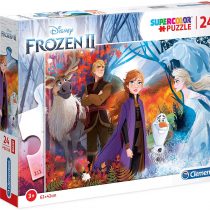 Clementoni - 28510 - Supercolor Puzzle - Disney Frozen 2 - 24 maxi pieces - Made in Italy - jigsaw puzzle children age 3+