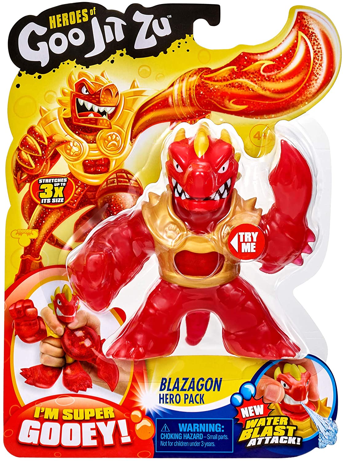 Heroes of Goo Jit Zu 41040 Hero Pack S2-BLAZAGON, Multicolor - Image 2