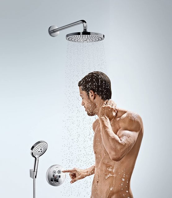 hansgrohe ShowerSelect S mixer for 2 outlets, chrome 15748000 - Image 2