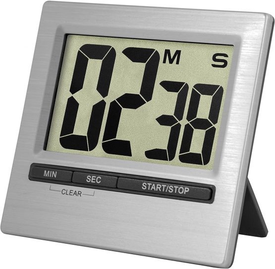 TFA Digital Countdown Timer, Silver - Image 3