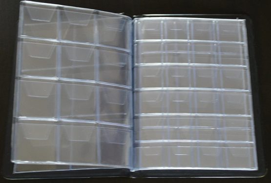 COLLECTOR Coin Album for 108 mix size coins small medium large COIN BOOK FOLDER - BROWN - Image 4