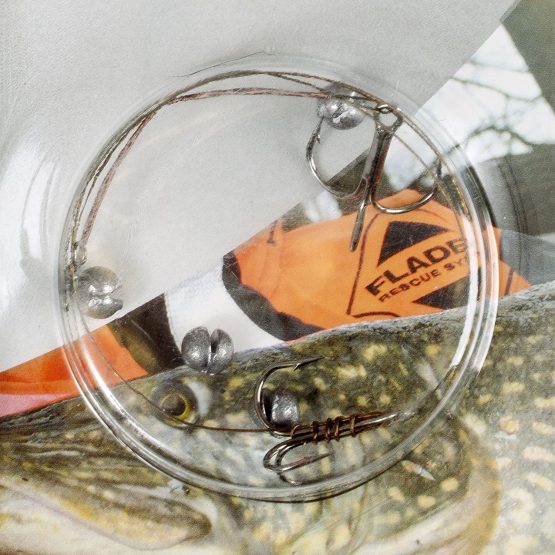 FLADEN Fishing Complete DEAD BAIT FLOAT for PIKE and Accessory Kit Set - Float, 30lb Wire Trace, 50cm Handmade Rig, Size 4 Trebles, Swivel, Stopper and 4mm Rubber Beads- Ideal for Predators [21-125] - Image 3