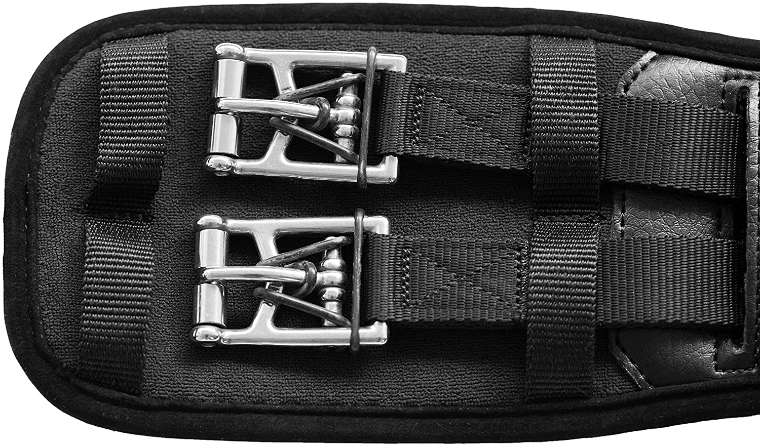 KIEFFER Saddle girth AIR-TEX PLUS, black, 80 cm - Image 2