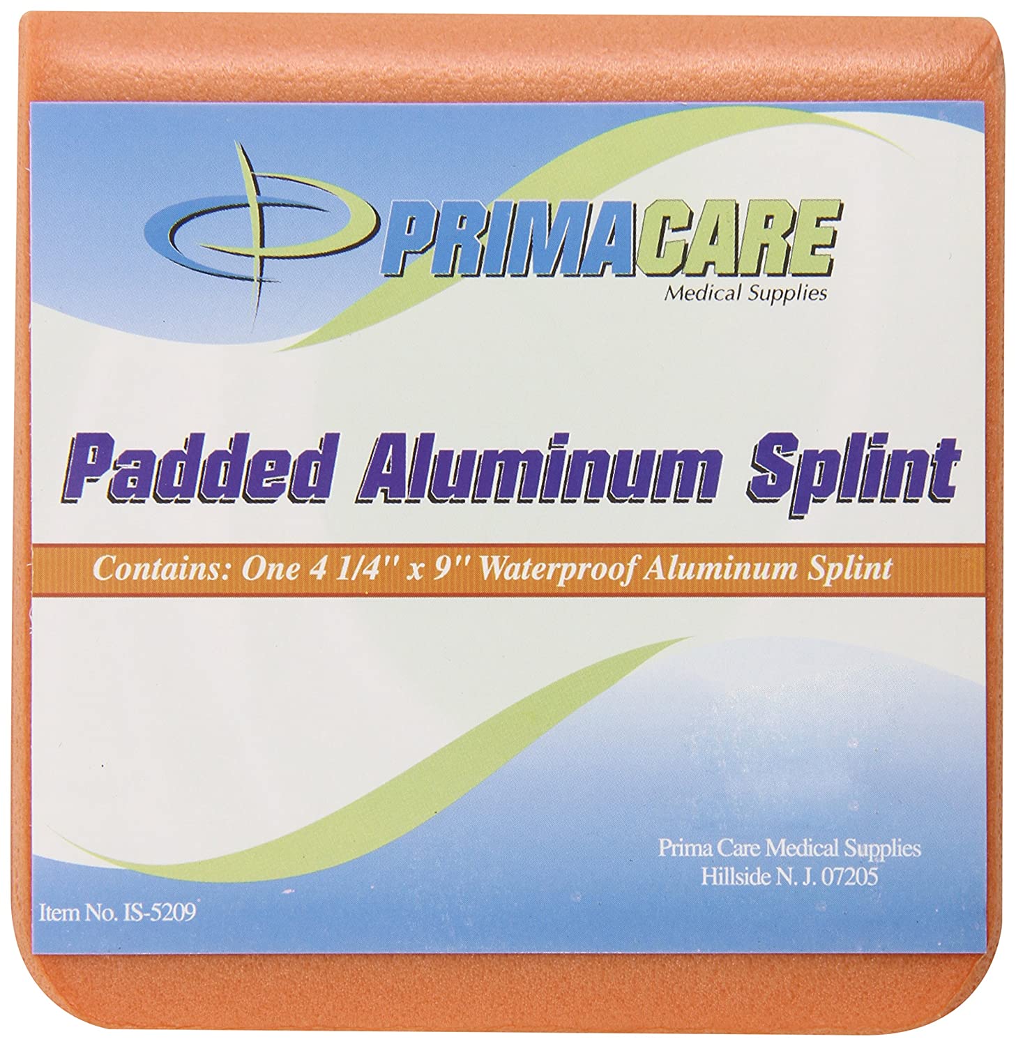 Primacare IS-5209 9 inch Padded Aluminum Splint