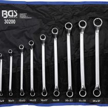 BGS 30200 | Double Ring Spanner Set | offset | 6 - 32 mm | 12 pcs.