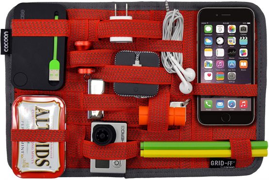 Cocoon Innovation GRID-IT! Organizer Medium 12 Inch x 8 Inch, Red