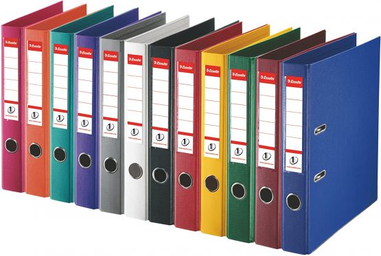 Esselte A4 Lever Arch File, Blue, 52mm Spine, Plastic, 811450 - Image 4
